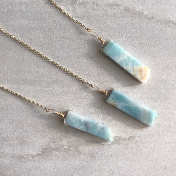 ❗️LAST❗️Amazonite Boho Lariat Necklace - Picture 3 of 7